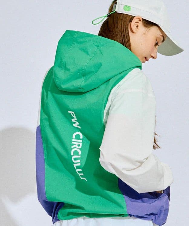 ☆美品☆2025年モデルPW CIRCULUSカラーブロッキングブルゾン S