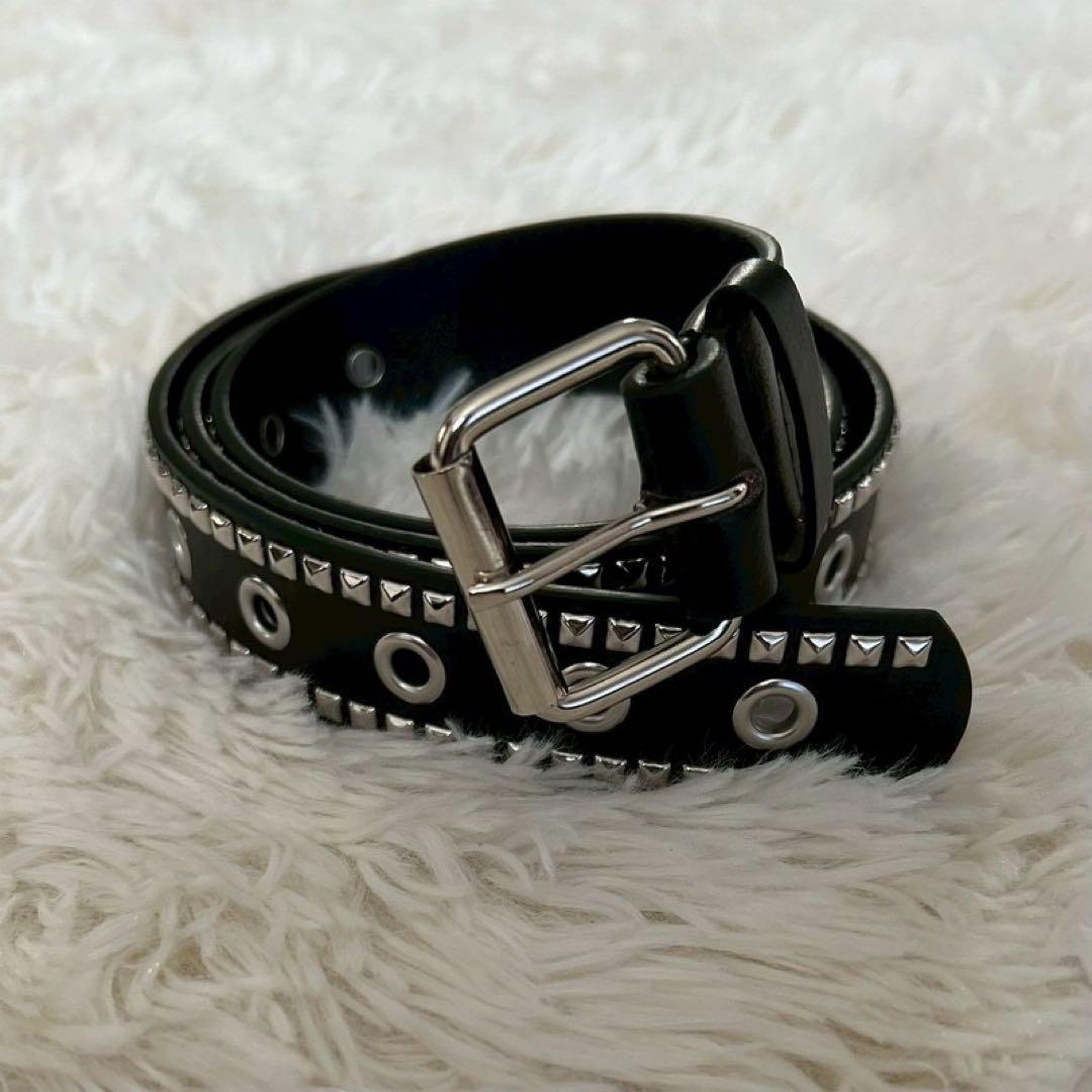 スタッズベルト y2k sk8 パンク 太ベルト ストリート ユニセックス