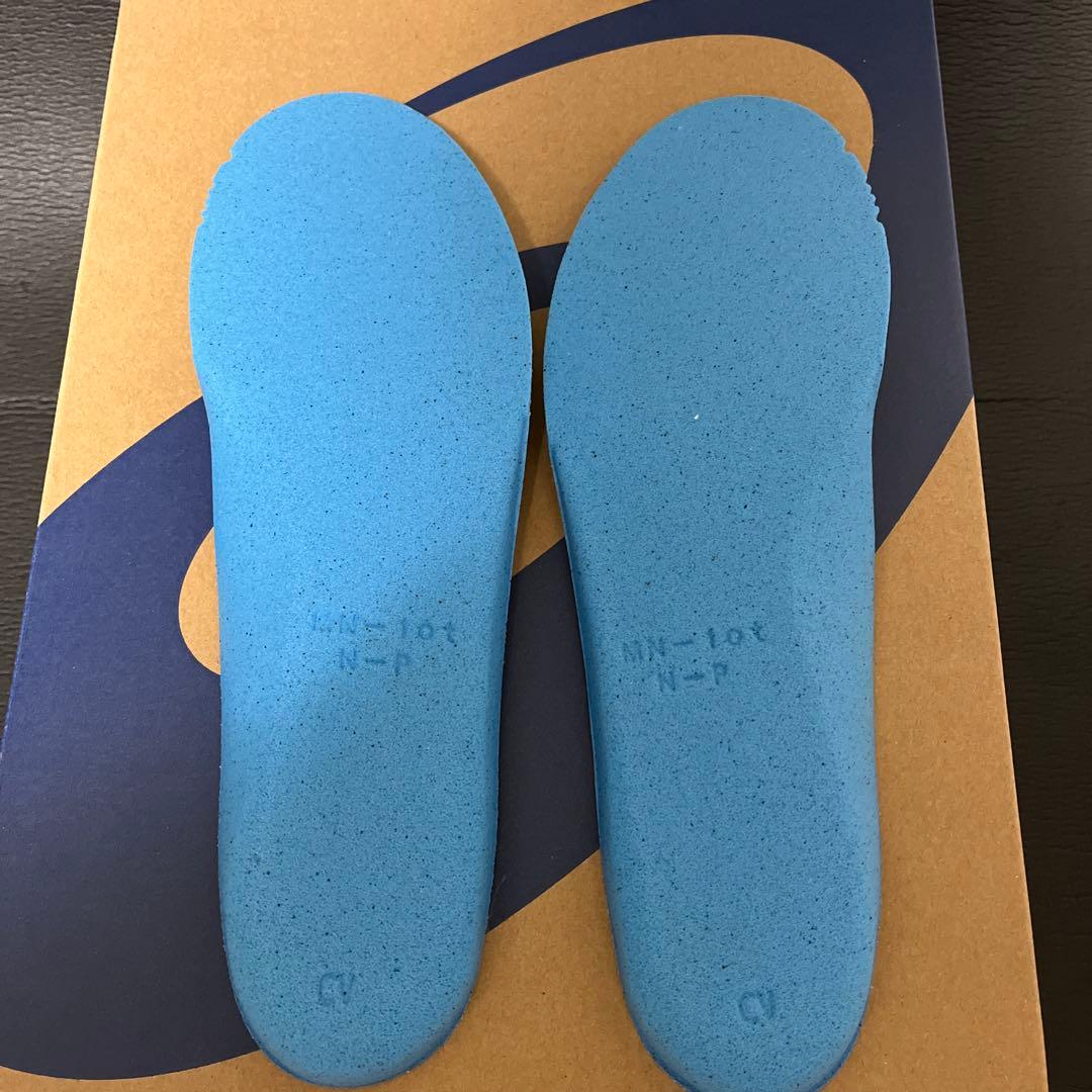 ASICS メタライズ 2バレーボールシューズ ホワイト/オレンジ　26.5cm