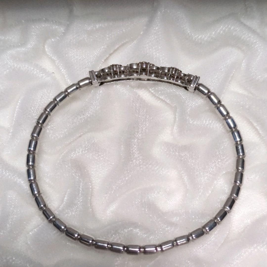 ダイヤモンドブレスレット 0.50ct SILVER 357