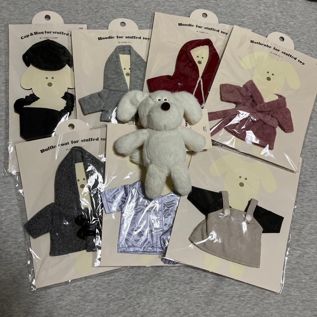 3coins スリーコインズ スリコ ぬいぐるみ 洋服 セット - メルカリ