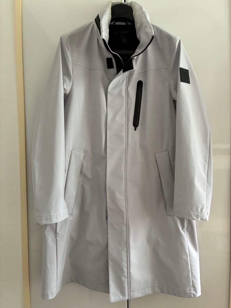 BLACK lab ステンカラーコート ホワイト BLACK LABEL CRESTBRIDGE（ブラックレーベル クレストブリッジ