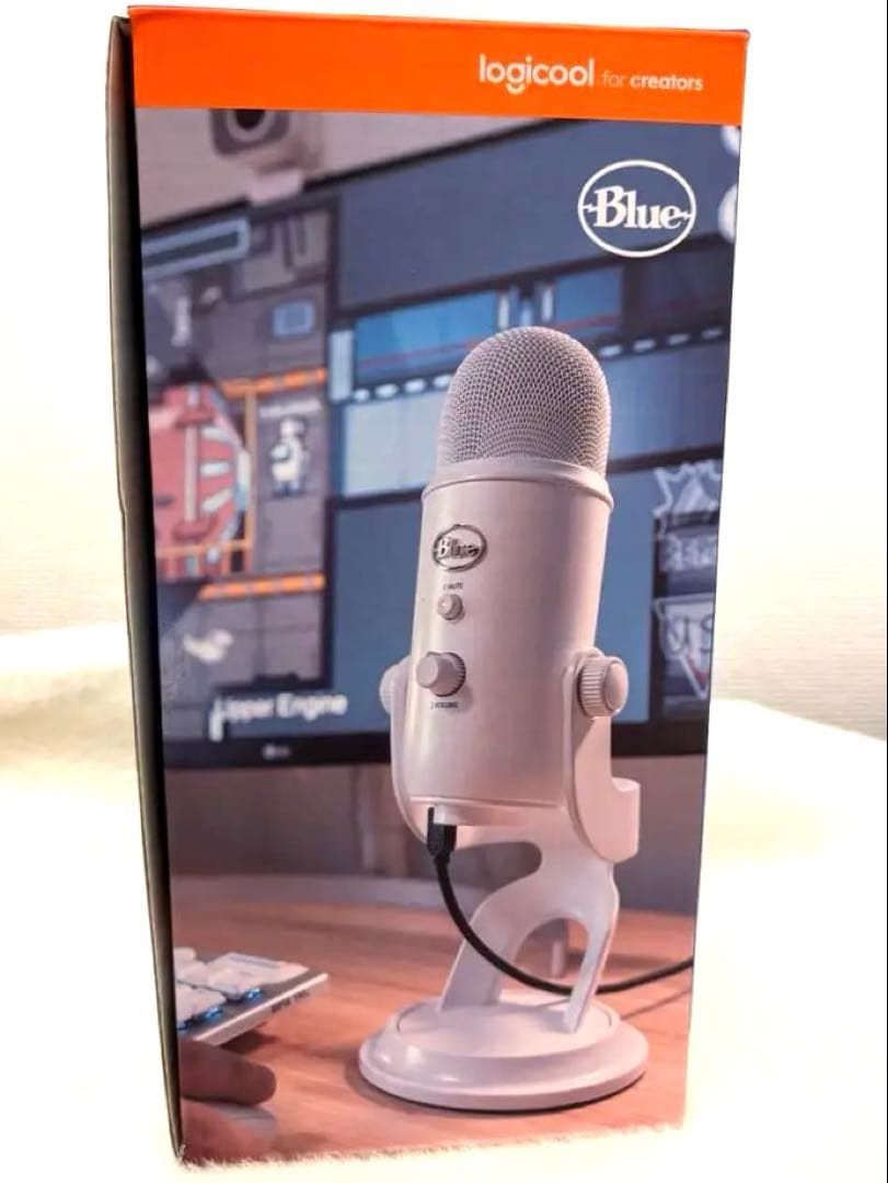 Blue Yeti USBコンデンサーマイク ホワイト 正規品 箱あり Amazon.co.jp: Logicool G Blue Yeti ゲーミングマイク BM400WM USB