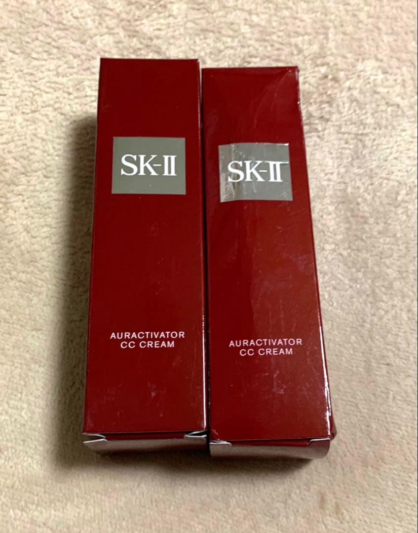 SK-Ⅱ CCクリーム　2本 SK-II（エスケーツー） SK2 ジェノプティクス CC プライマー ロージー