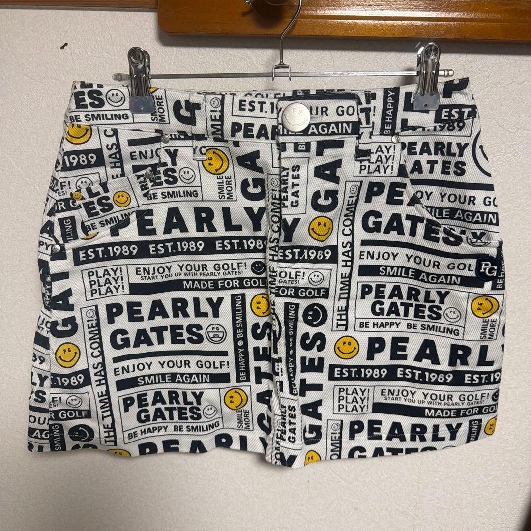 PEARLY GATES ロゴプリント スカート - メルカリ