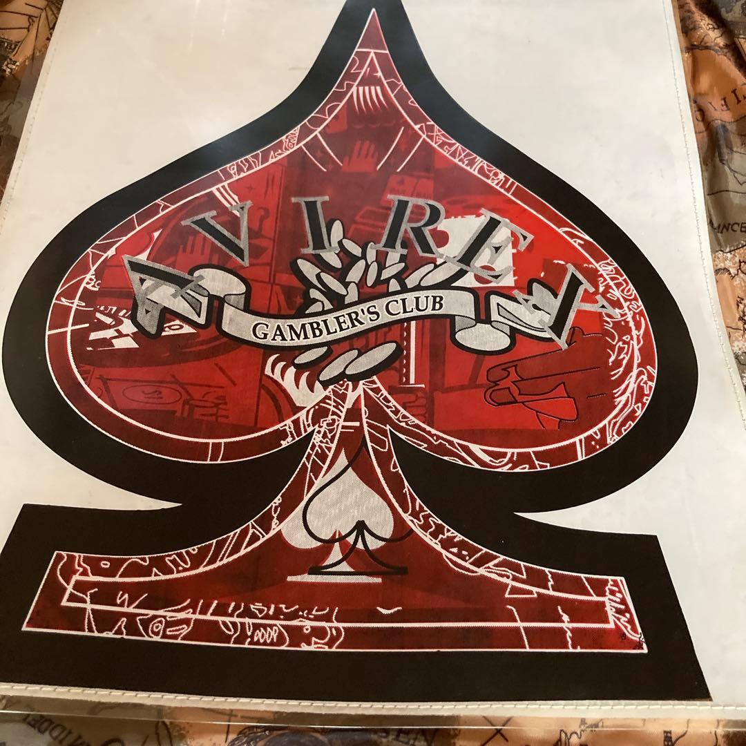 極美品・希少モデル AVIREX シグネチャーバーシティジャケット M 赤