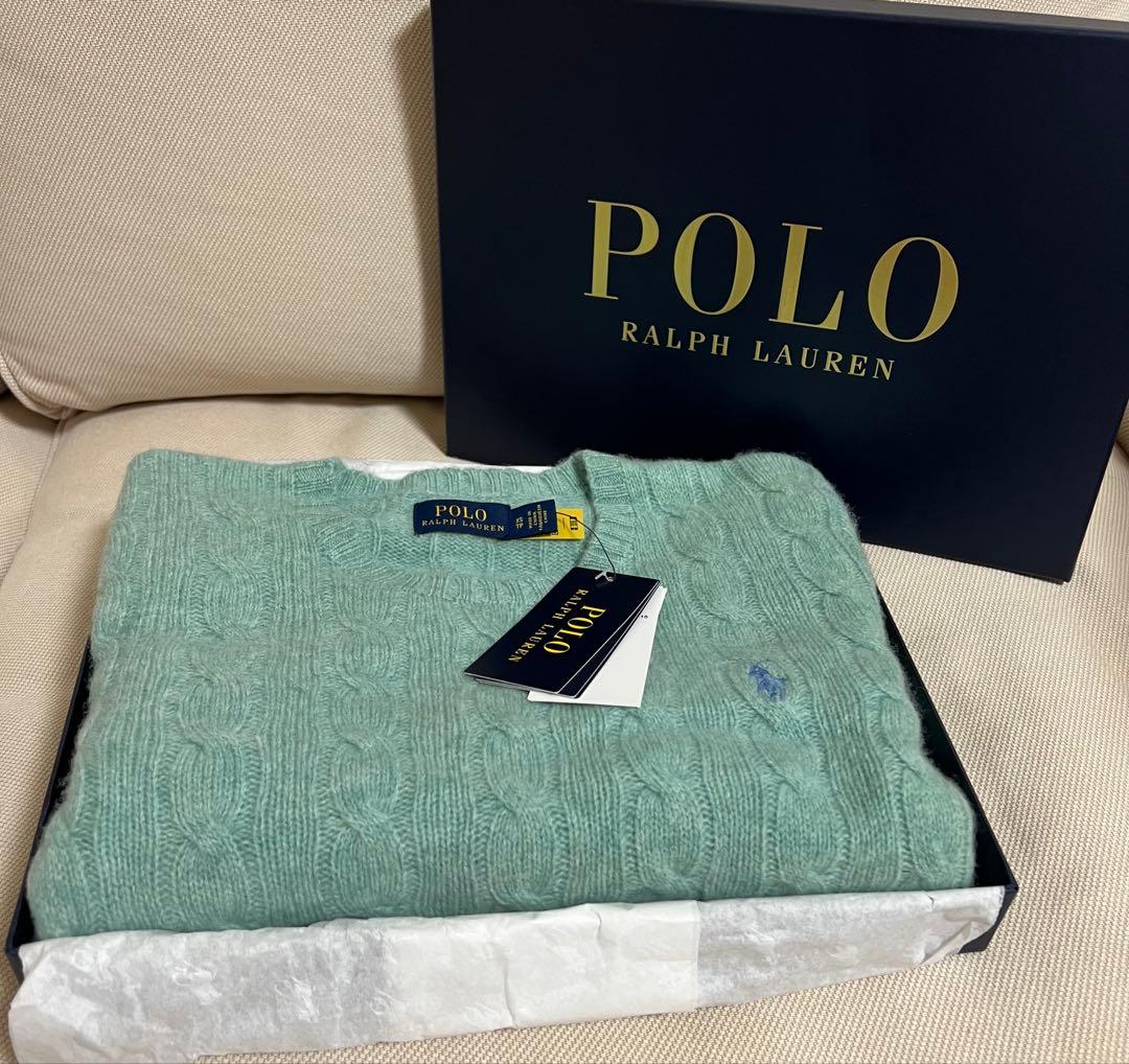【箱・タグ付き】POLO ラルフローレン　ケーブルニットウールカシミヤ セーター ケーブルニット ウールカシミヤ セーター | ポロ ラルフ ローレン(POLO