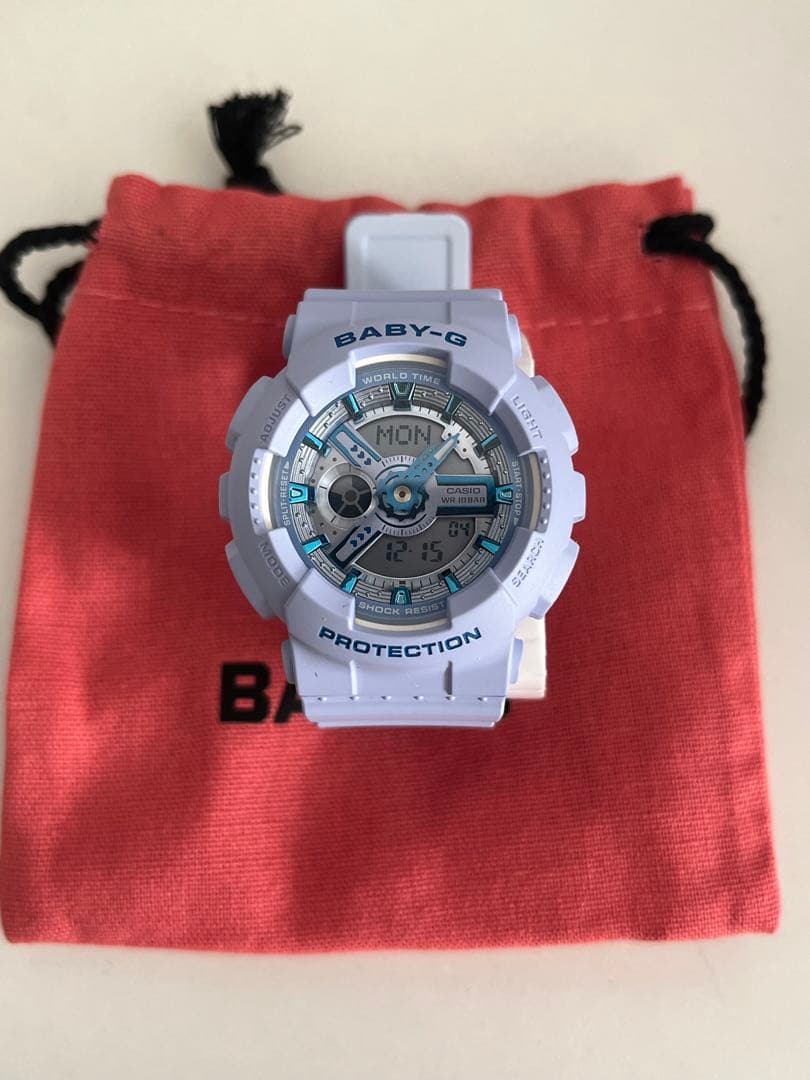 CASIO BABY-G デジタル腕時計 ブルー BA-110 5338 楽天市場】CASIO カシオ BABY-G BA110 ベビーG ベイビージー BA-110BC