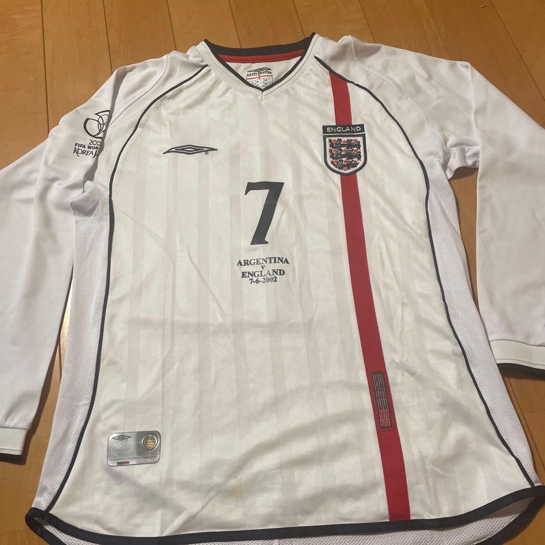 イングランド代表 2002年ワールドカップ シャツ L - メルカリ