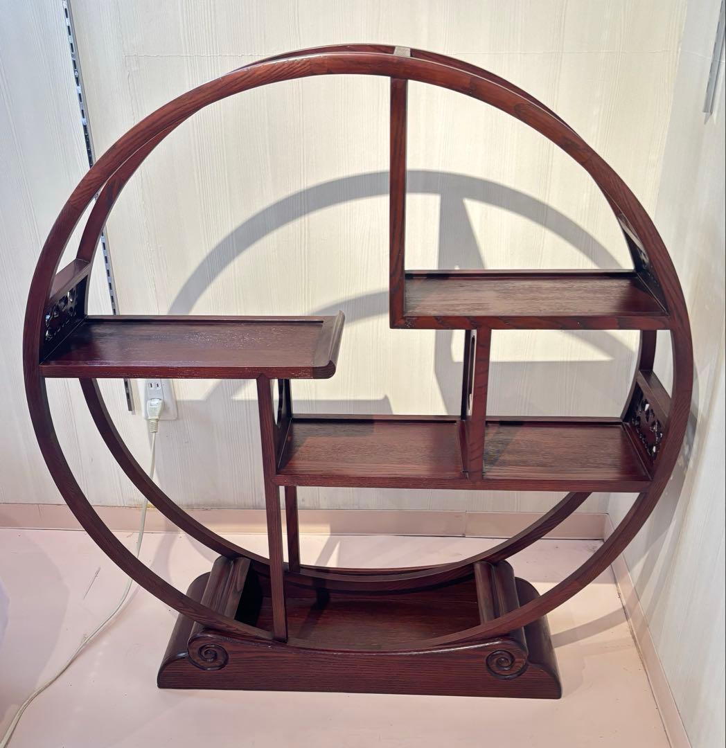 飾り棚 和風 アジアン オリエンタル 和室 珍品棚 丸い棚 大サイズ 楽天市場】飾り棚 和モダン 和風 アジアン オリエンタル おしゃれ 天然