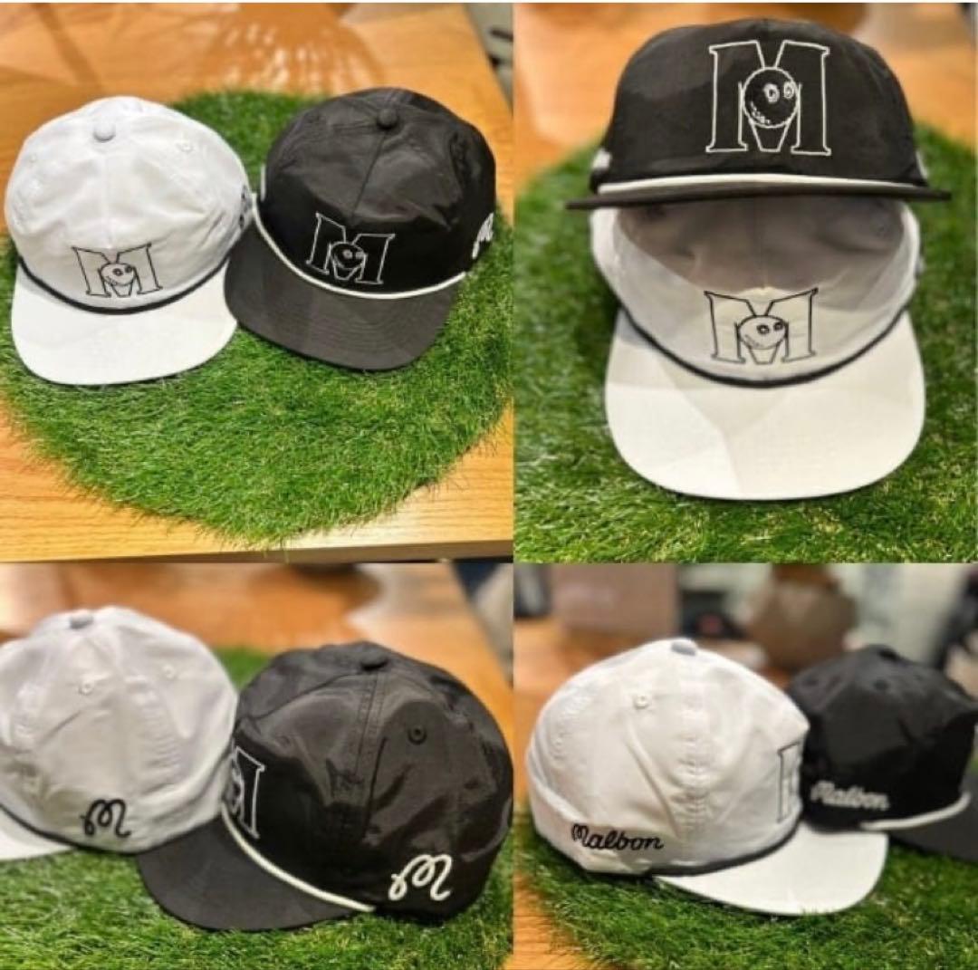 新品完売品】 ビームスゴルフ別注 マルボンゴルフ M・ロゴ ナイロン