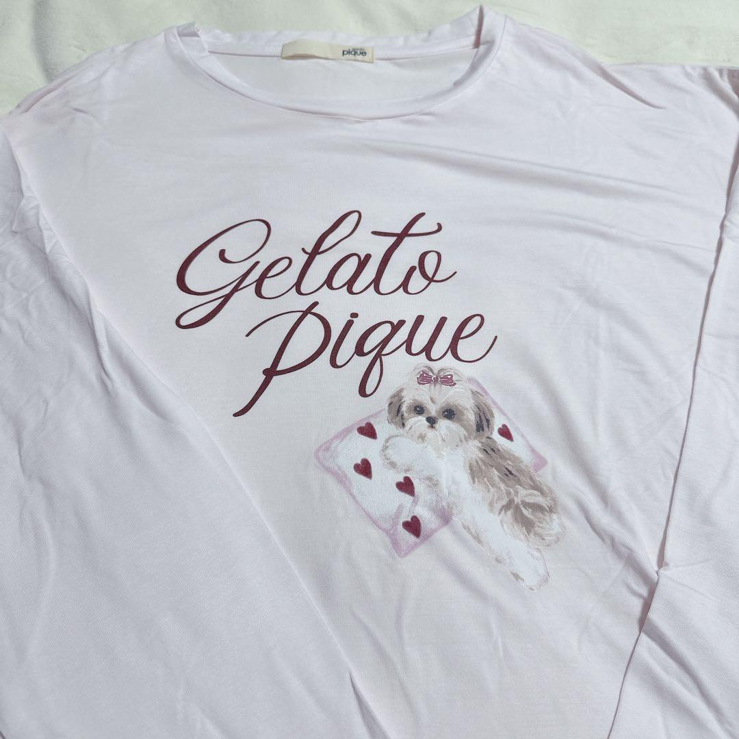 新品 ジェラートピケ シーズー 犬 セットアップ パジャマ ルームウェア