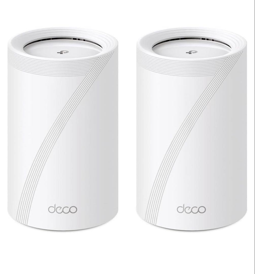 TP-Link Deco BE11000 BE65 二箇セット TP-LINK】BE11000 メッシュWi-Fi 7システム（2台セット） Deco BE65