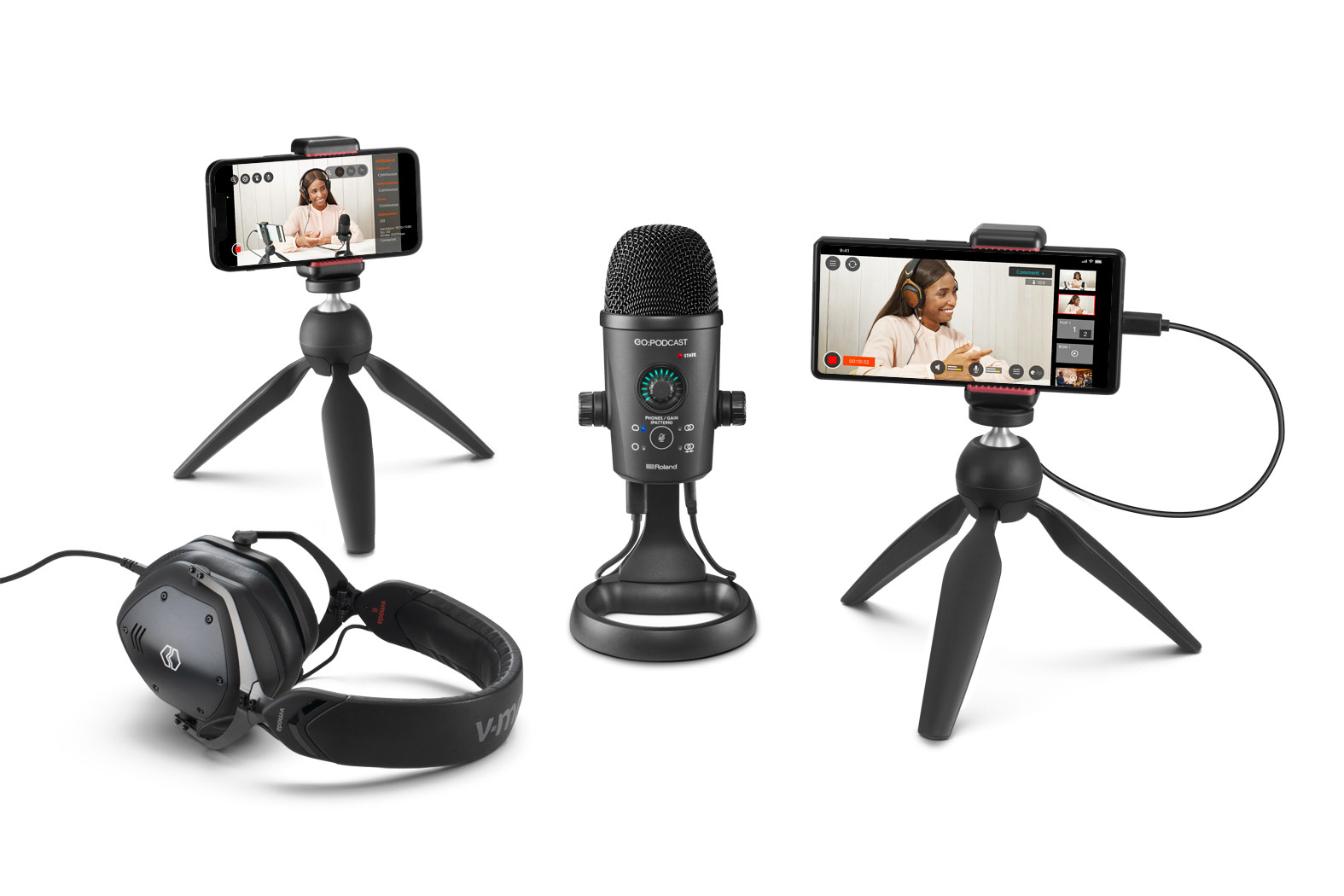 Roland - GO:PODCAST | Video Podcasting Studio for Smartphones