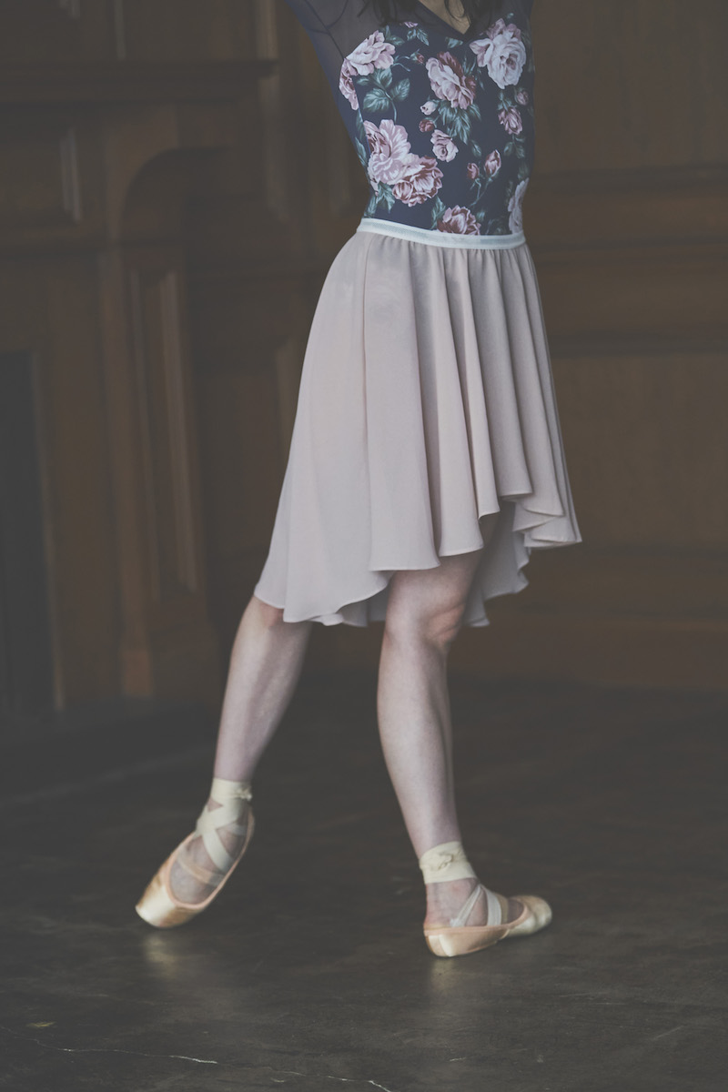 stina / pull-on skirt / milky rose