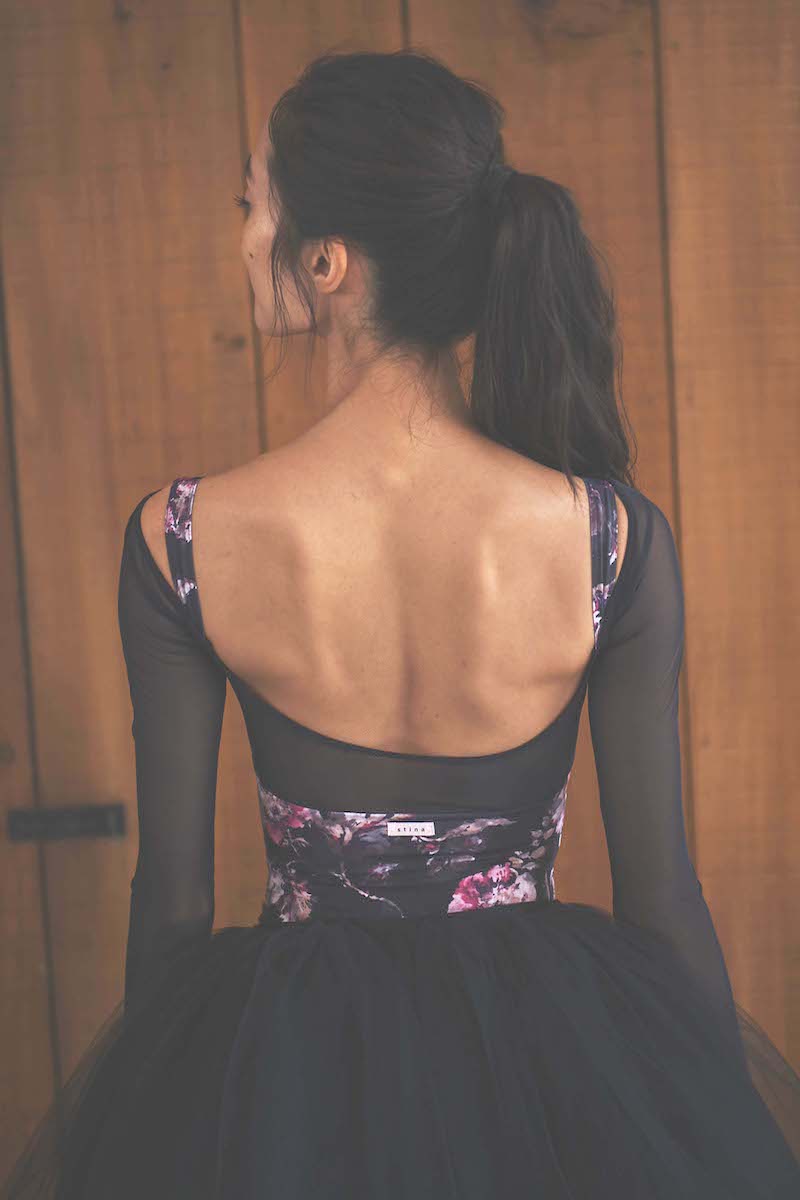 stina / type L long ribbon / appreciation black