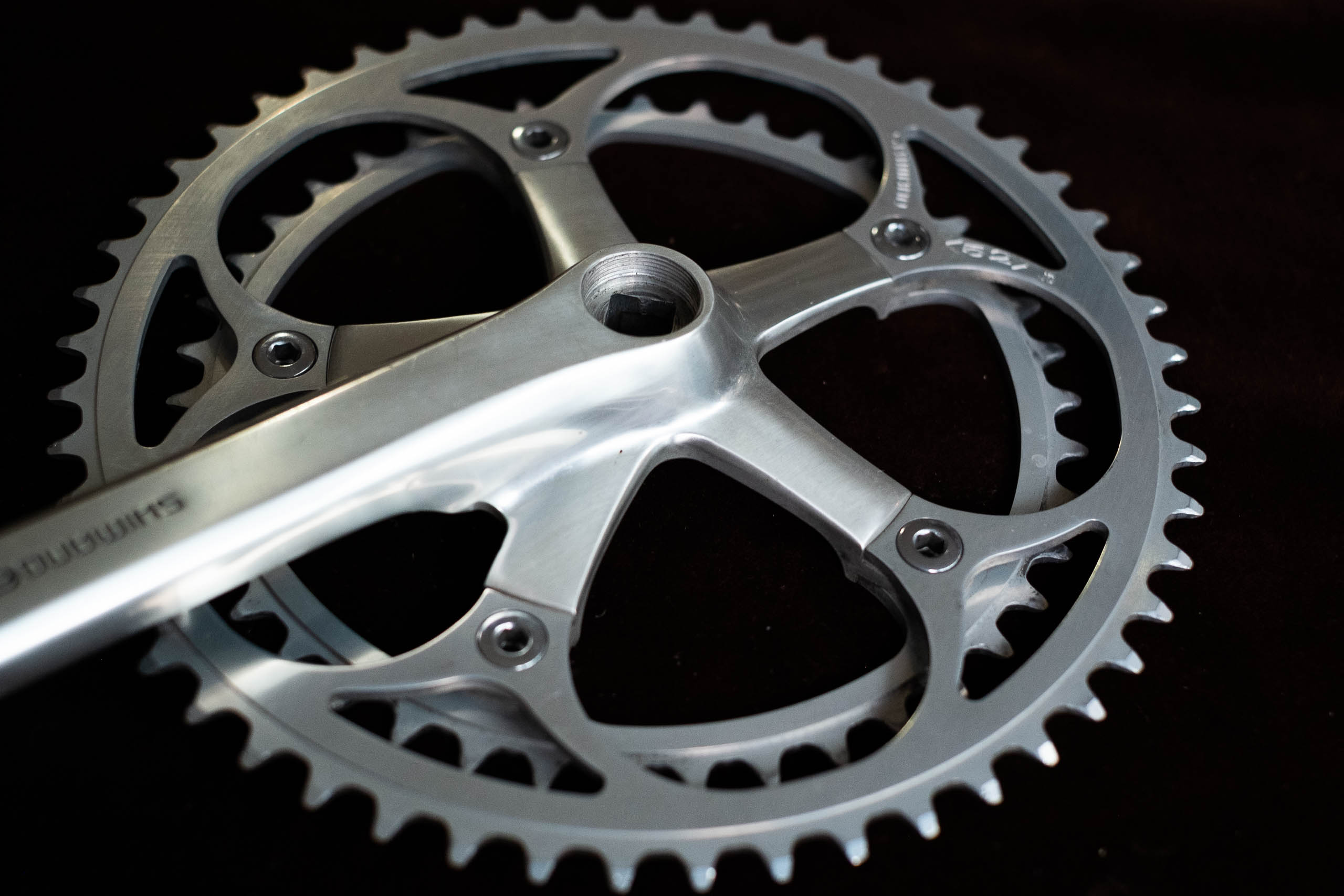 Shimano 600 EX Kurbel Set FC-6207 Vintage Rennrad | Studio Brisant