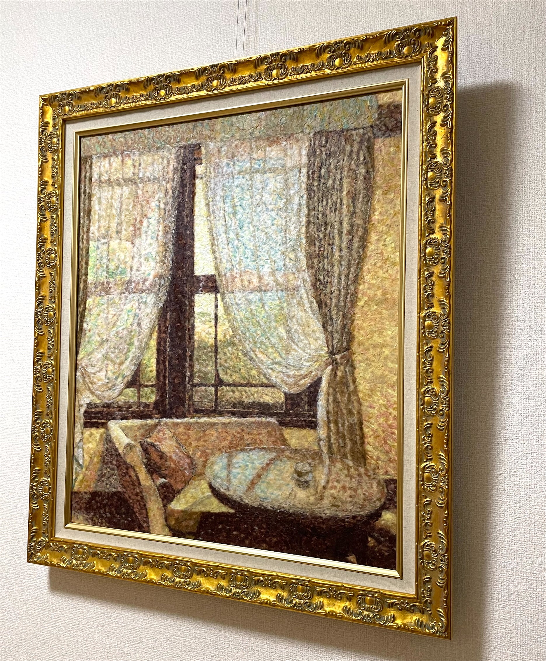 C9「Room228 ～Nara Hotel」2024年全国和紙ちぎり絵展にて奨励賞受賞