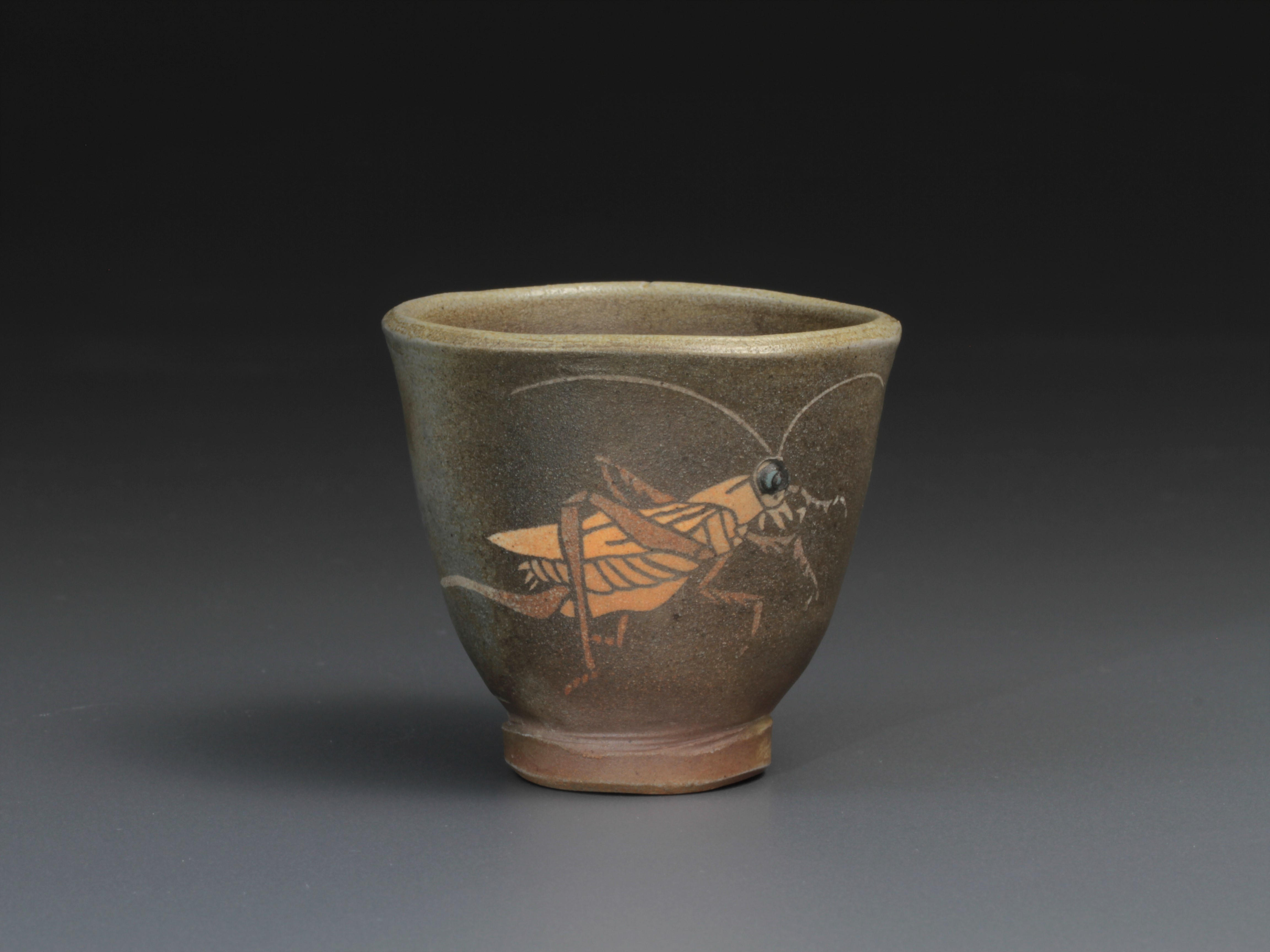 1点限定】備前象嵌 飛蝗 酒盃（今井政之） - (京都の「工芸」を未来へ