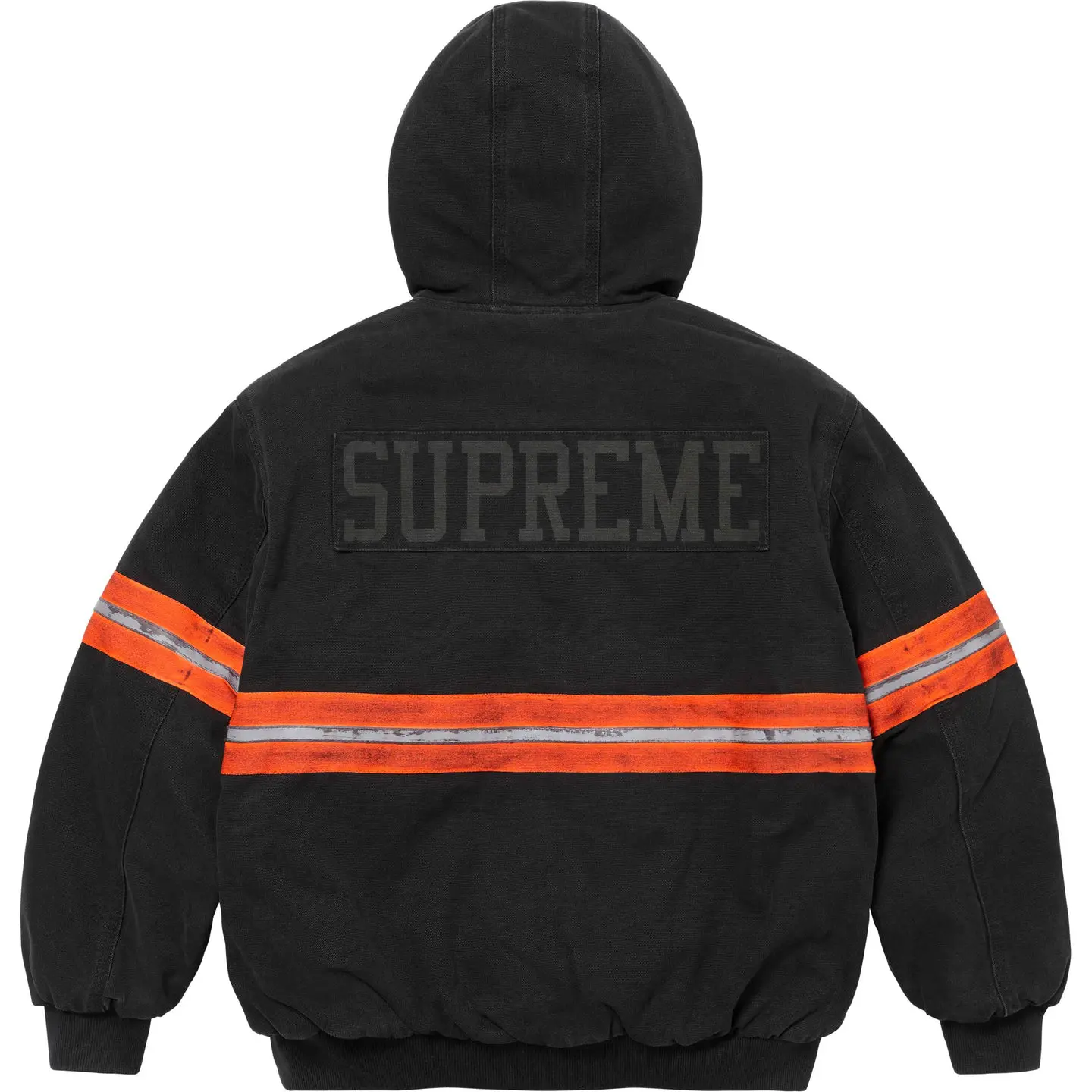 Reflective Stripe Hooded Work Jacket | Supreme 24fw