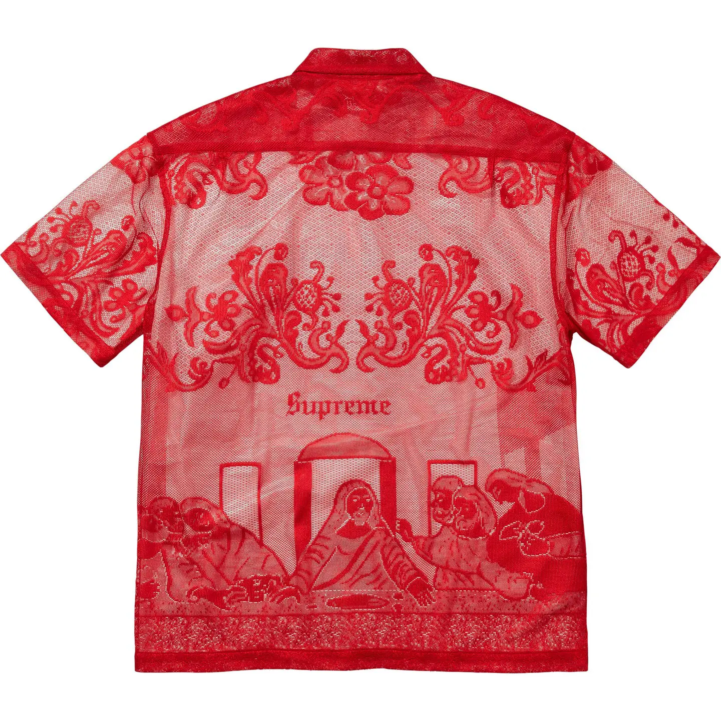 Last Supper Lace S/S Shirt | Supreme 25ss
