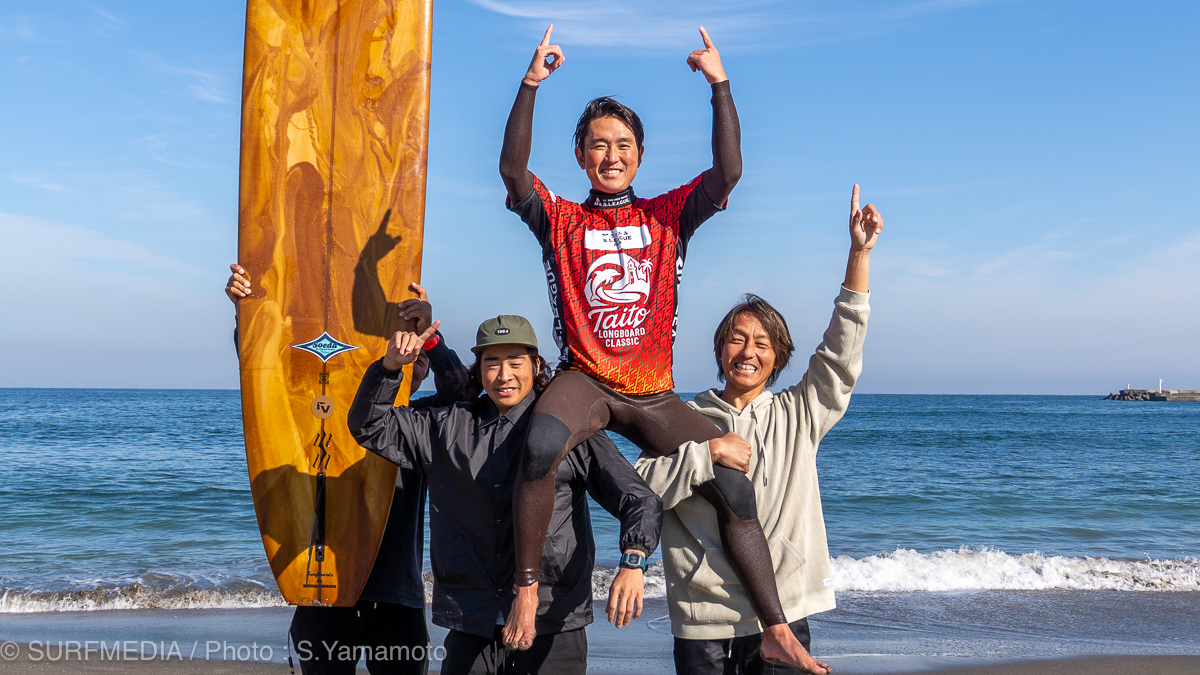 S.LEAGUE25-26男子ロングボード・チャンピオンは浜瀬海に決定。S.ONE
