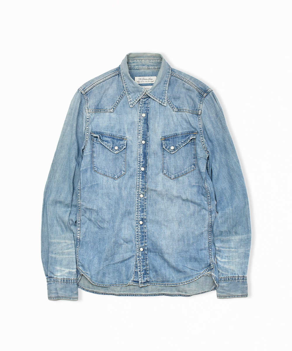 REMI RELIEF レミレリーフ デニム ウエスタン シャツ M - Synergy