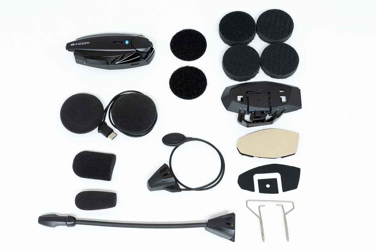 B+COM ONE バイク用インカム フルフェイスヘルメット取付方法 Arai RX